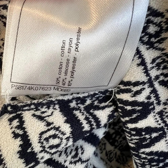 Authentic Chanel RTW 2019 Collection Navy White Midi Dress $5995 - Picture 16 of 17